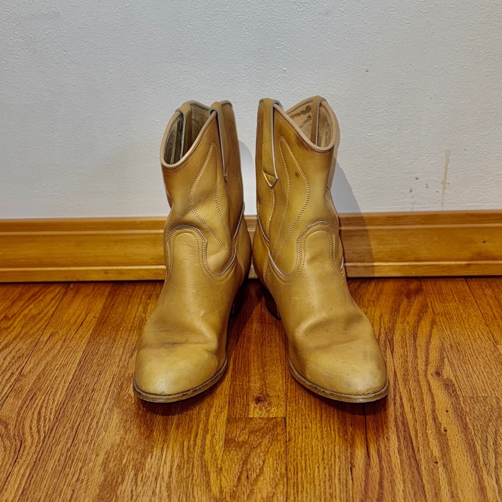Brown Leather Men Boots size 10.5 (D)